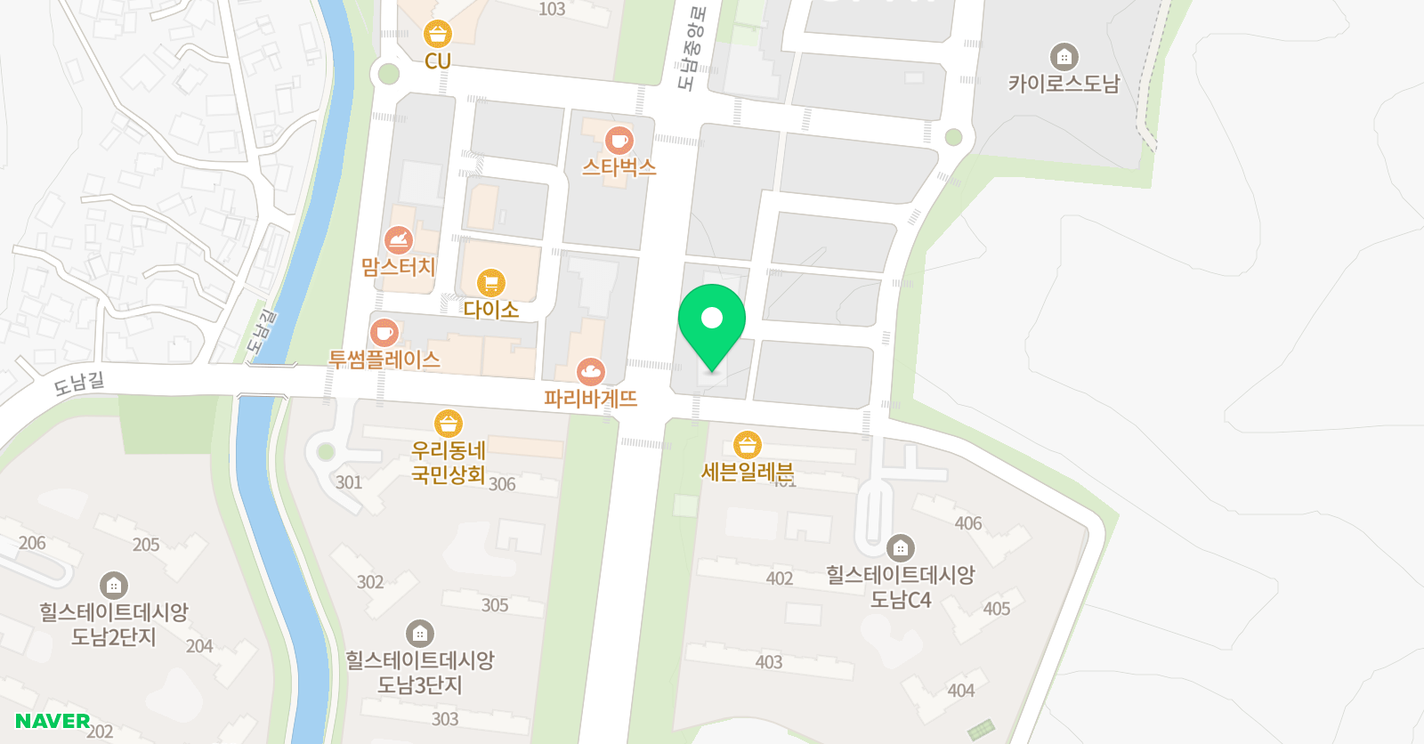실비아 발레학원 위치
