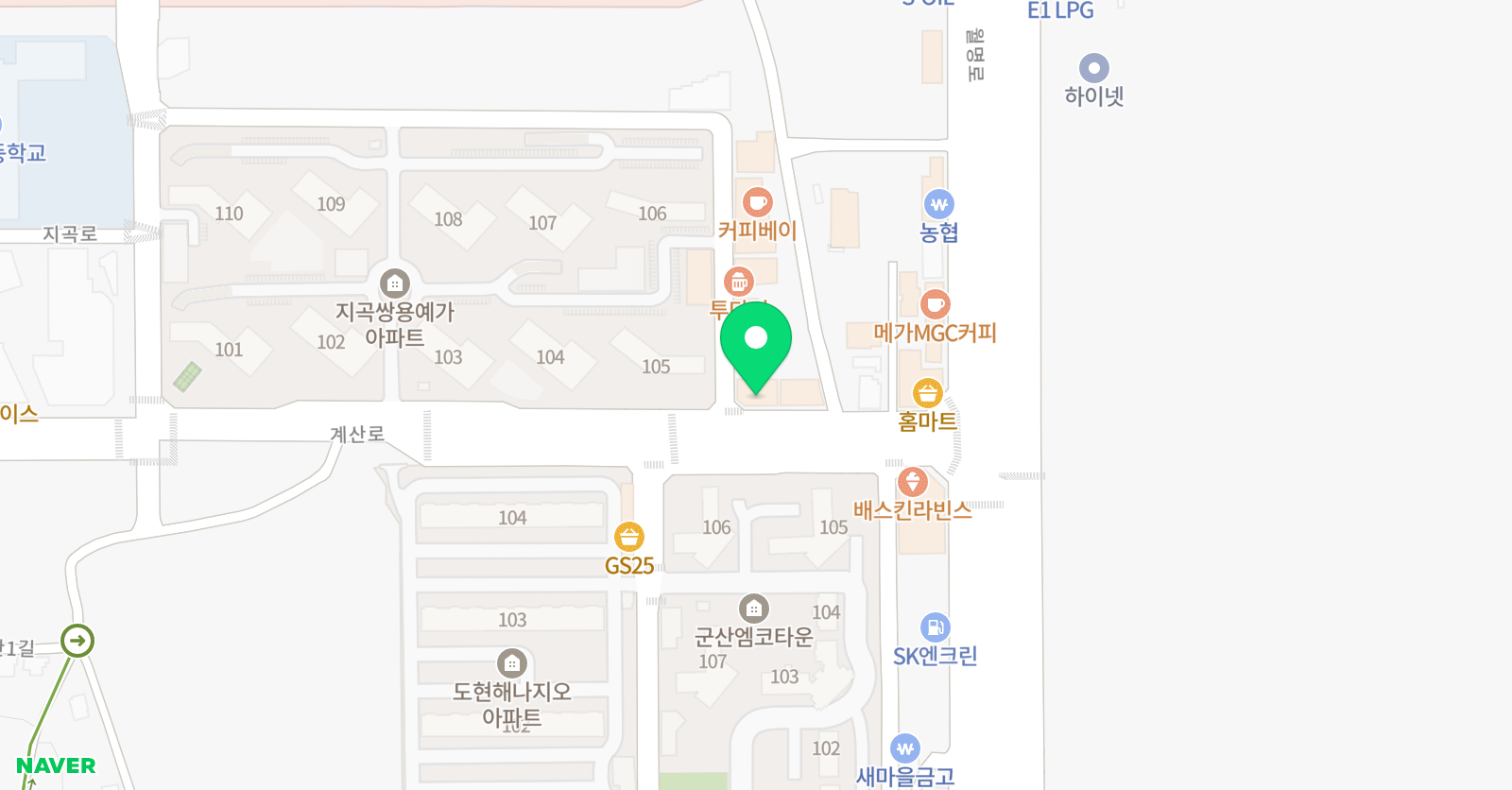 해뜨래 음악학원 위치