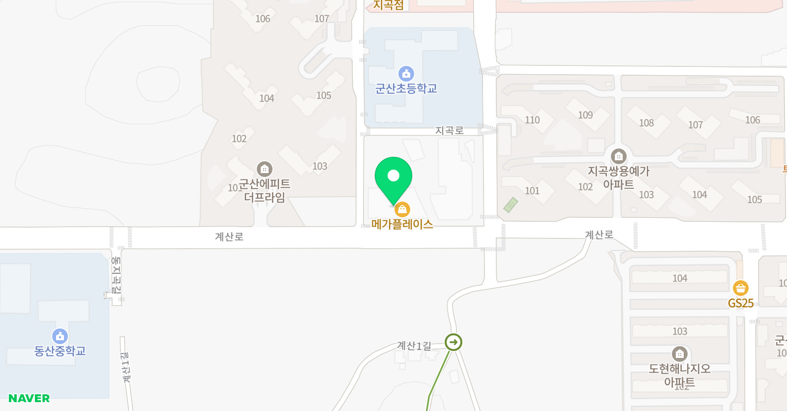 생각하는 수학학원 위치