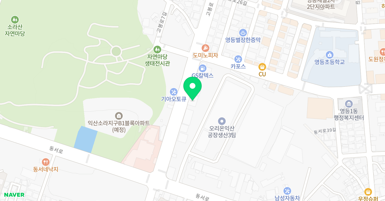 프라임스포츠클럽 스포츠클럽 익산점 위치