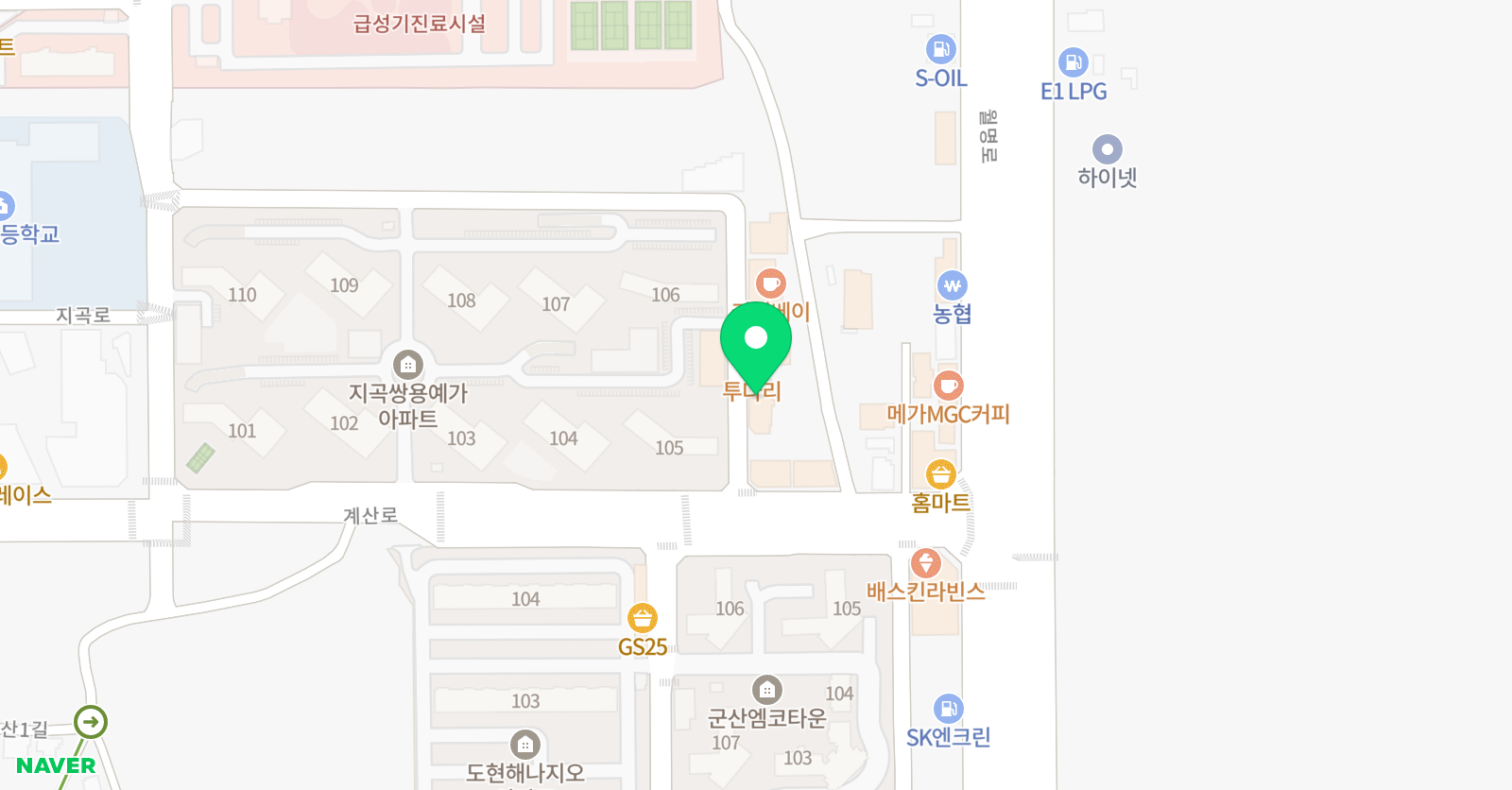 피아노숲 음악학원 위치