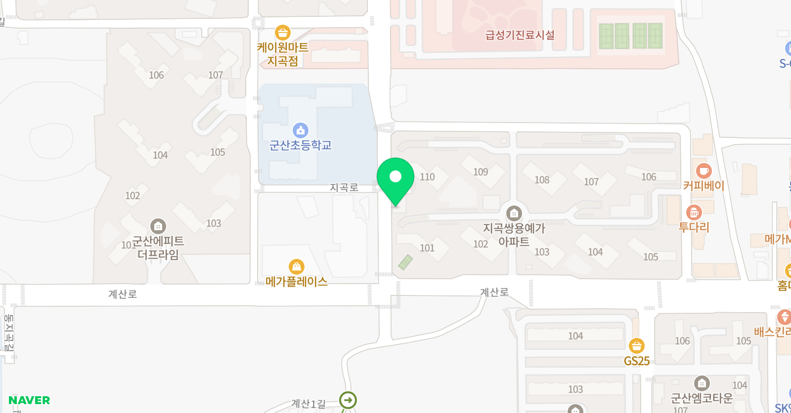 박지혜 음악학원 위치
