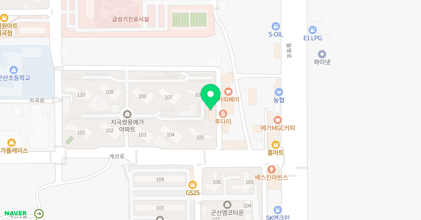 예가 음악학원 위치
