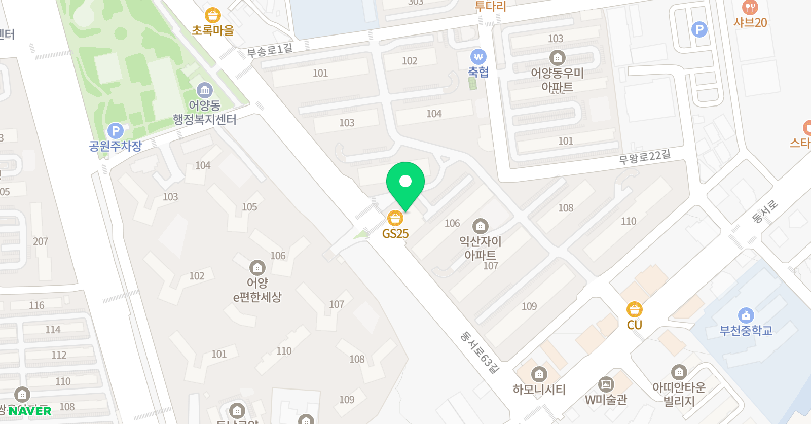 아이비쥬니어 재즈클래식 어양자이학원 위치