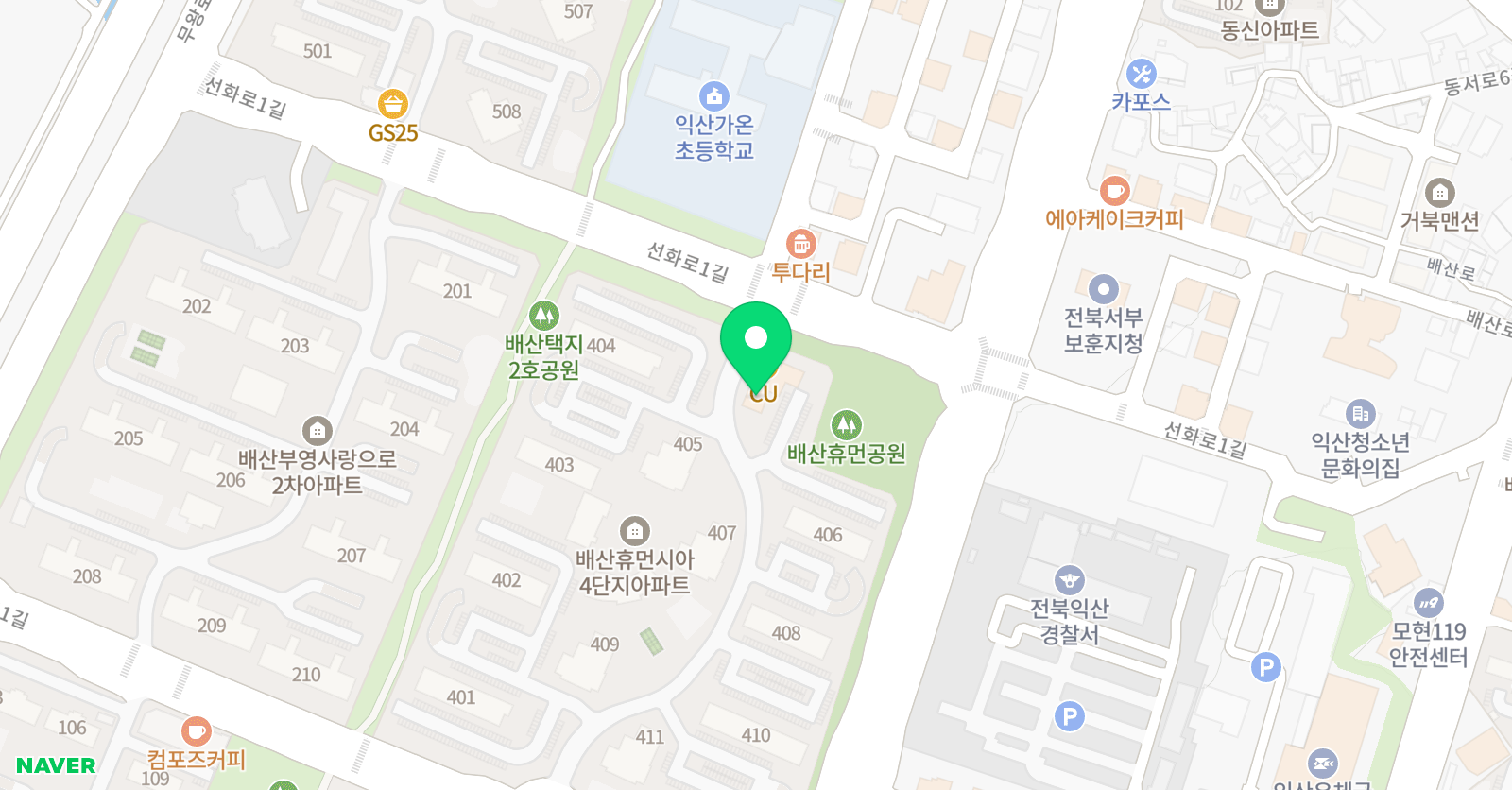 미래클피아노학원 위치