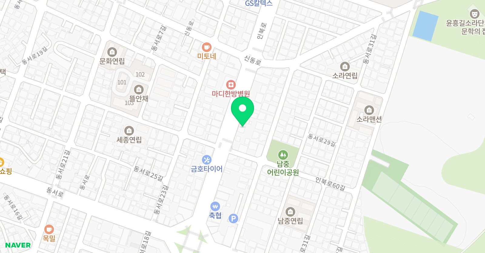 가족 태권도장 위치