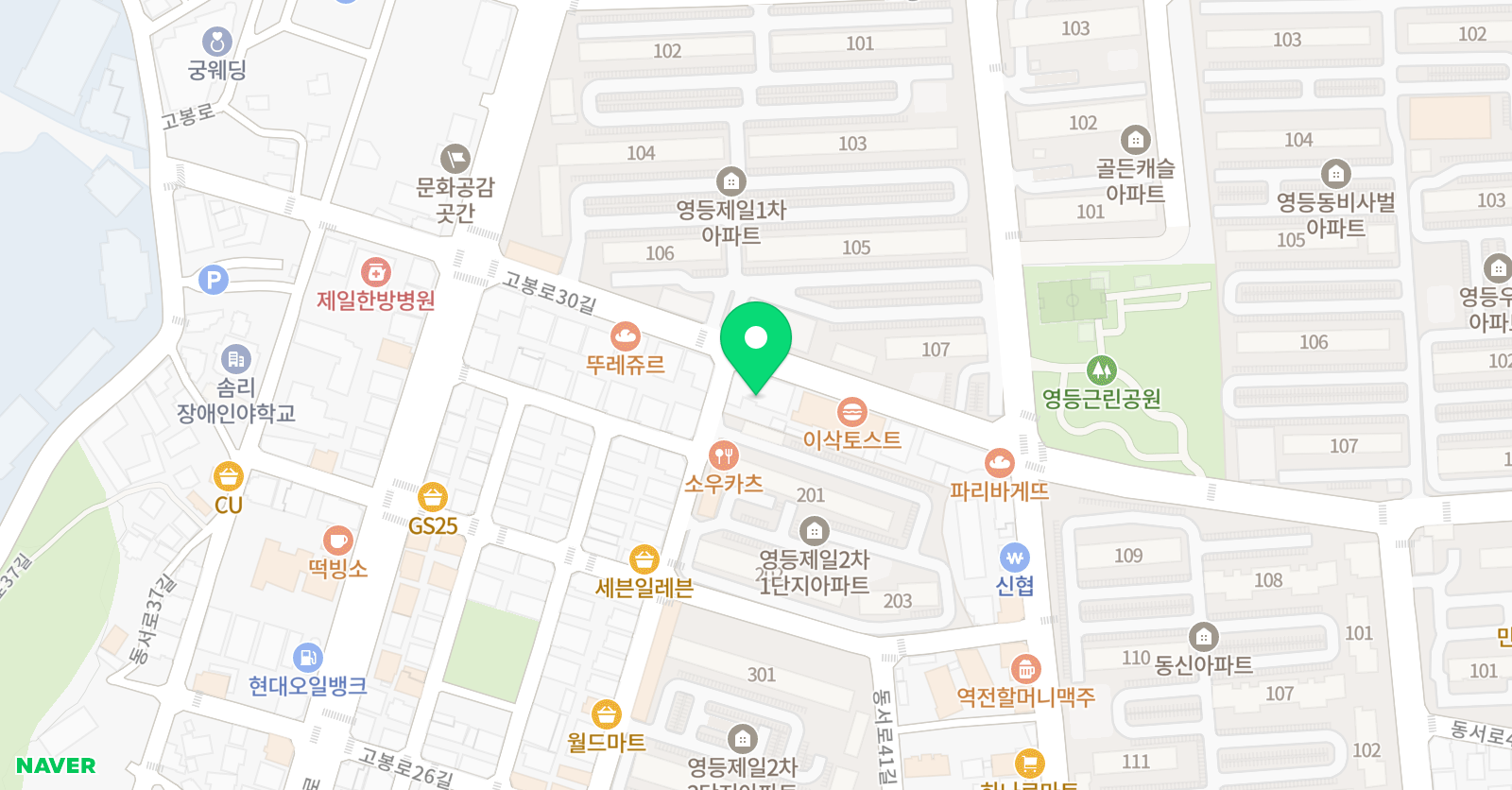 와이즈만 영재교육 익산센터 위치