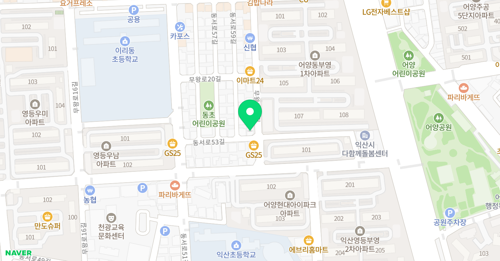 지선생영수학원 위치