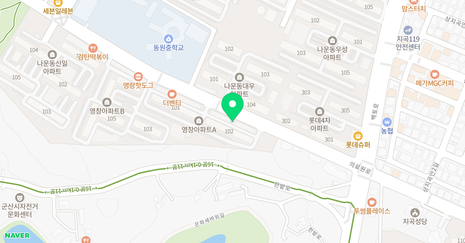 옥선생초등전문 위치