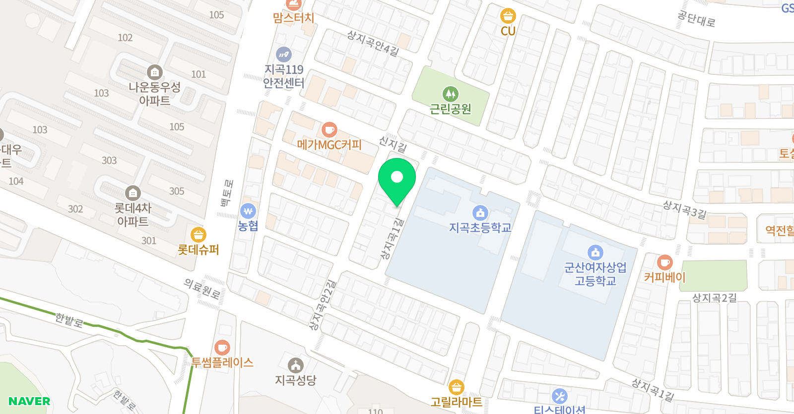 클나무 피아노학원 위치