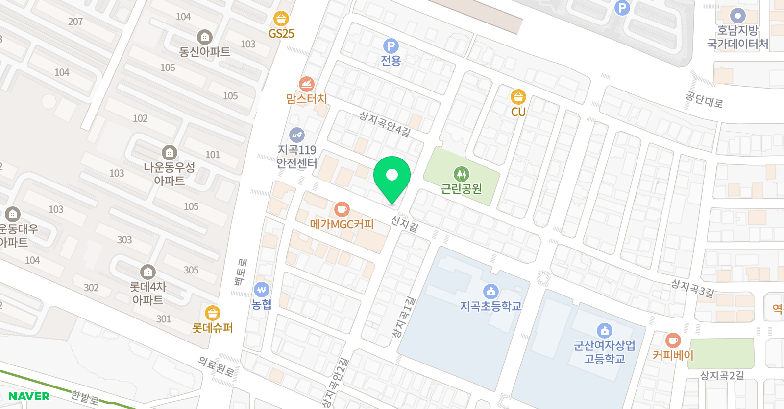 EMS 영어수학과학학원 위치