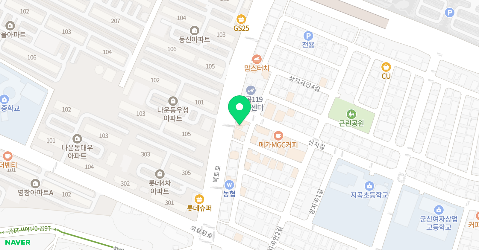 베이직 영어수학학원 위치