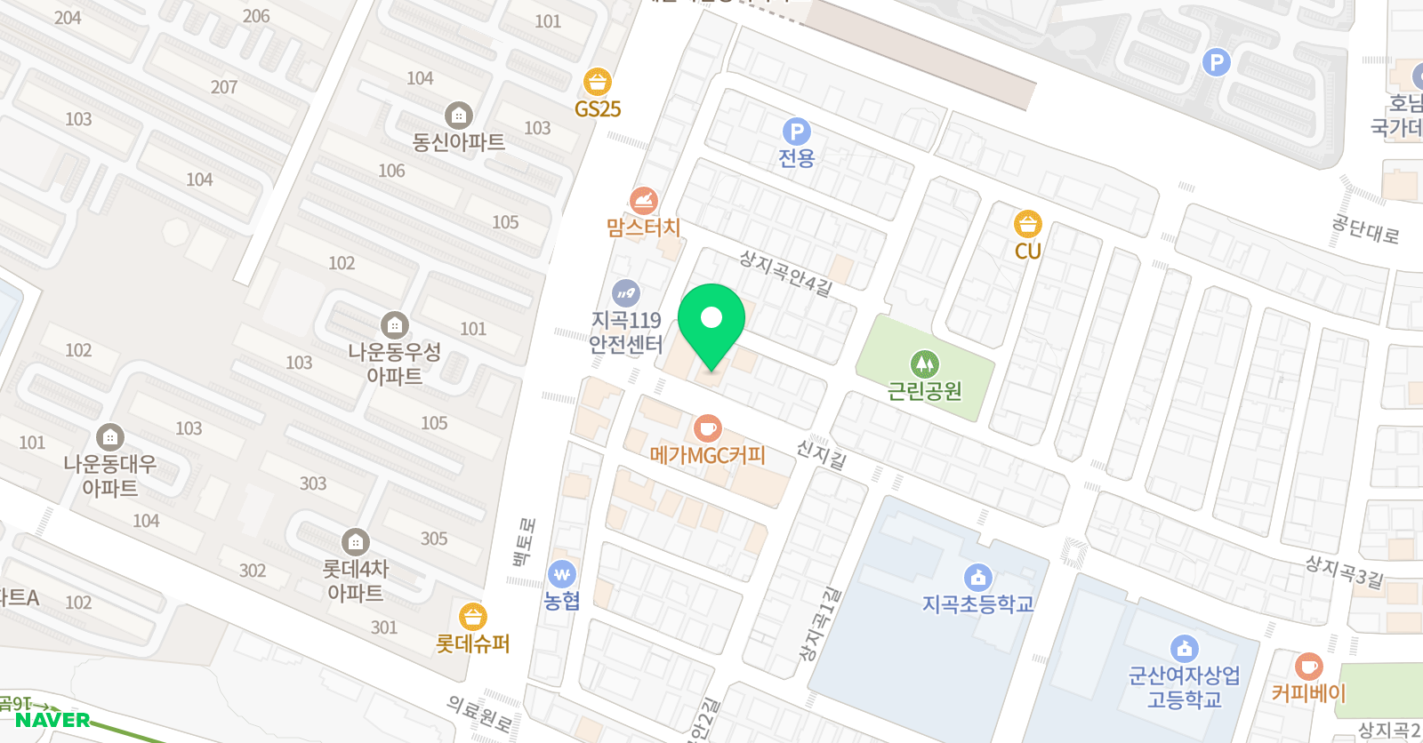 김정숙 무용학원 위치