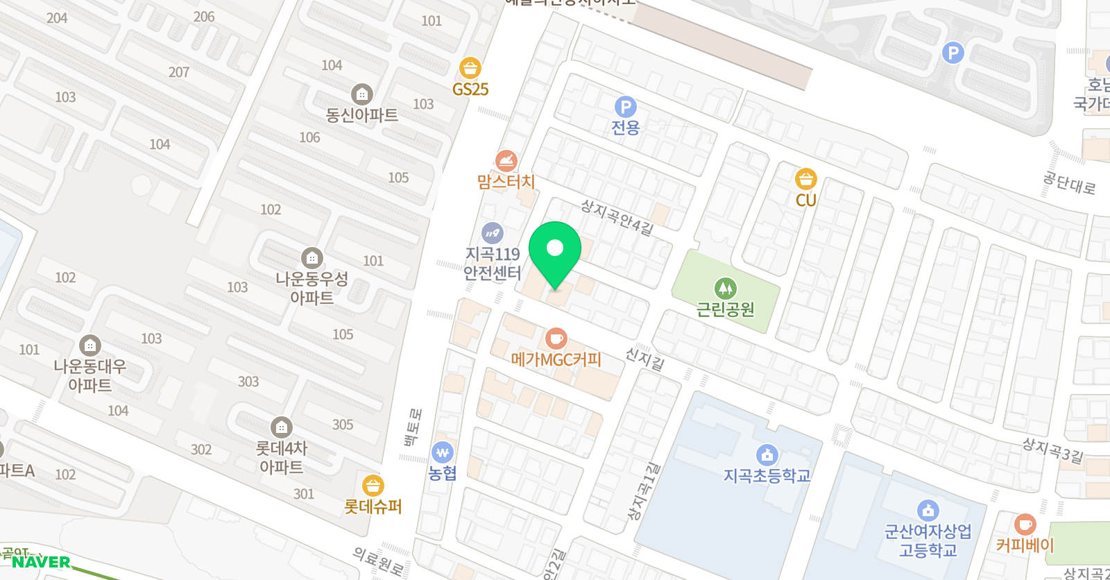 하랑 태권도 위치