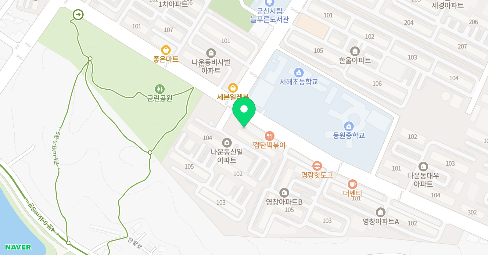 쇼팽의빨강 피아노학원 위치