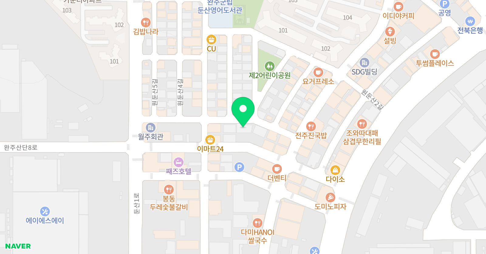 둔산 주니어풋볼클럽 위치