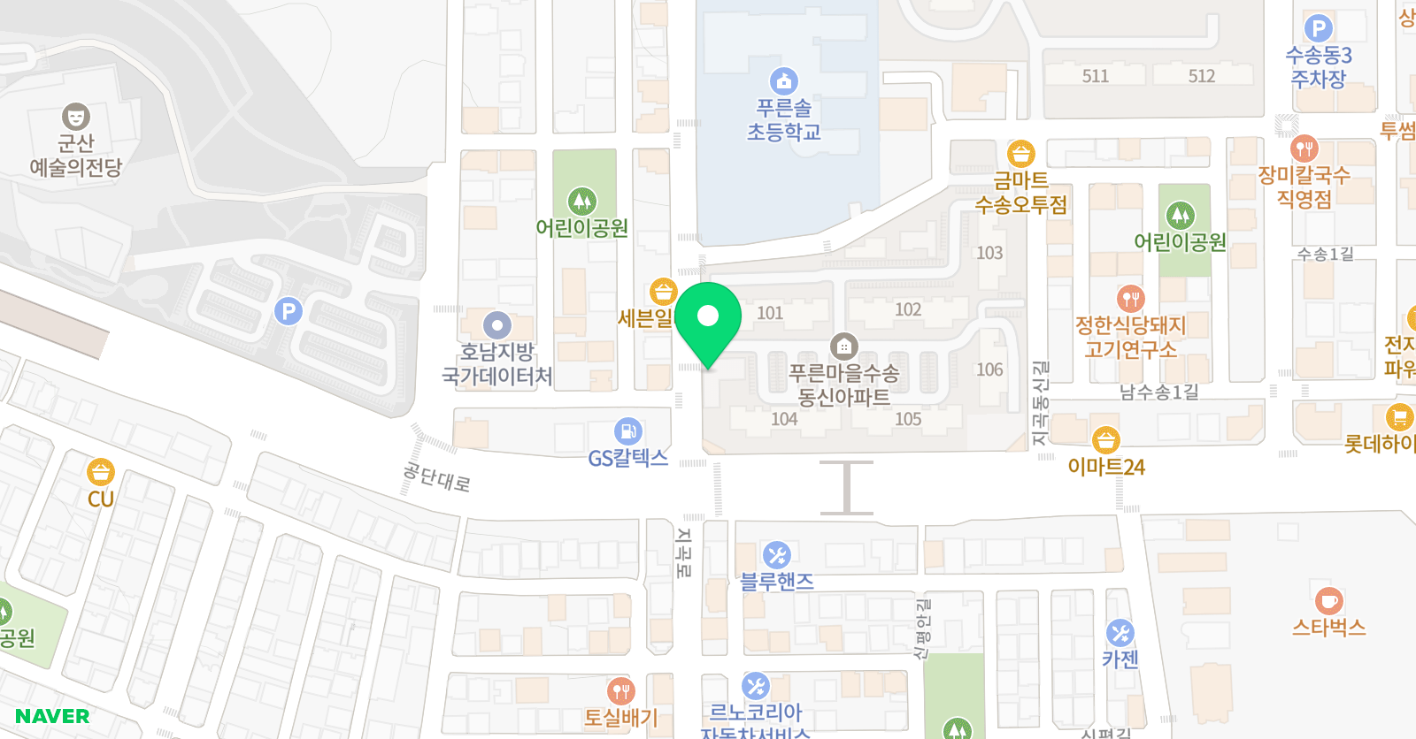 칸타레 음악학원 위치