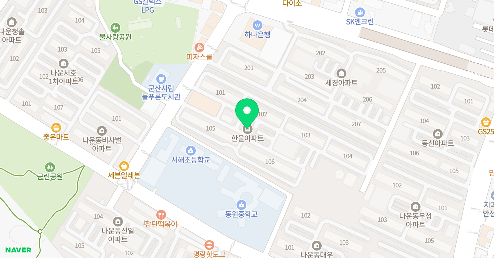 썬샤인 공부방 위치