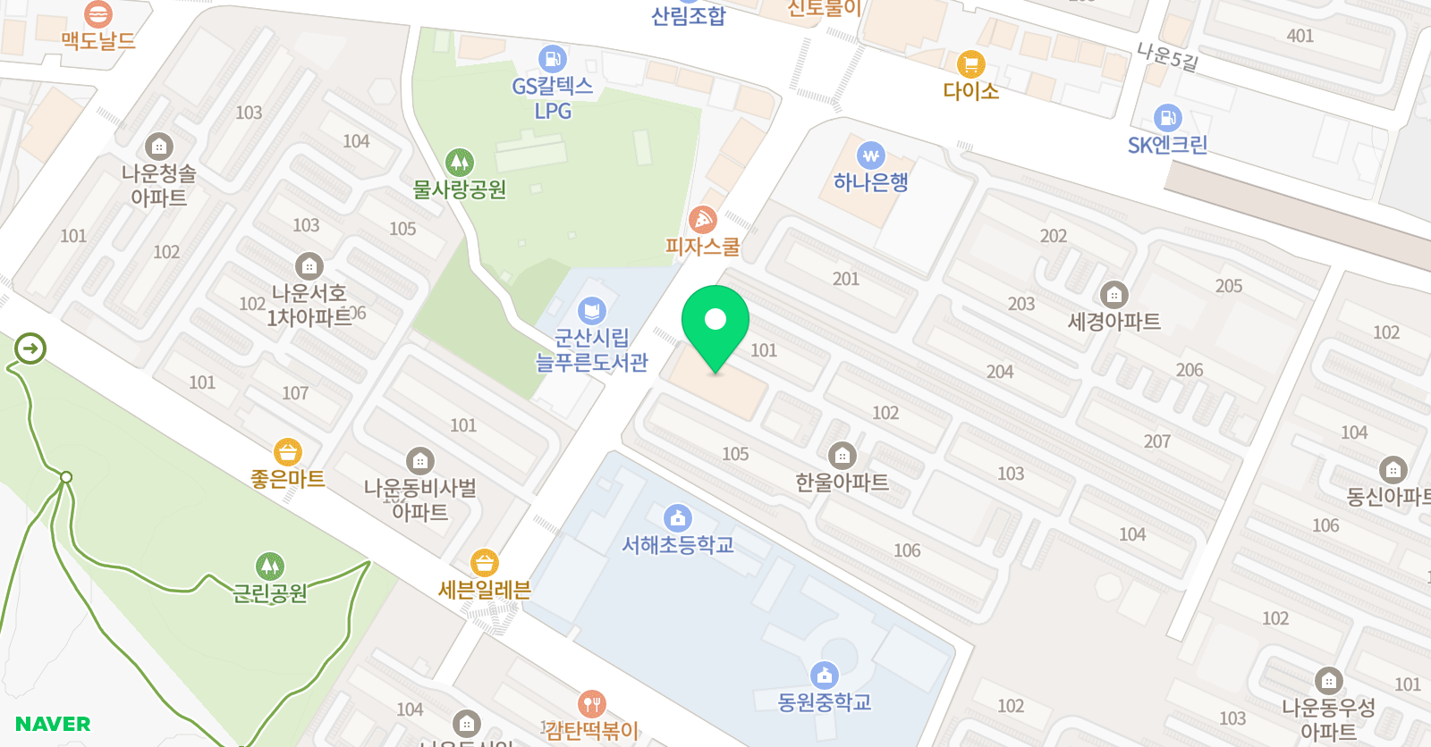박지훈 피아노학원 위치