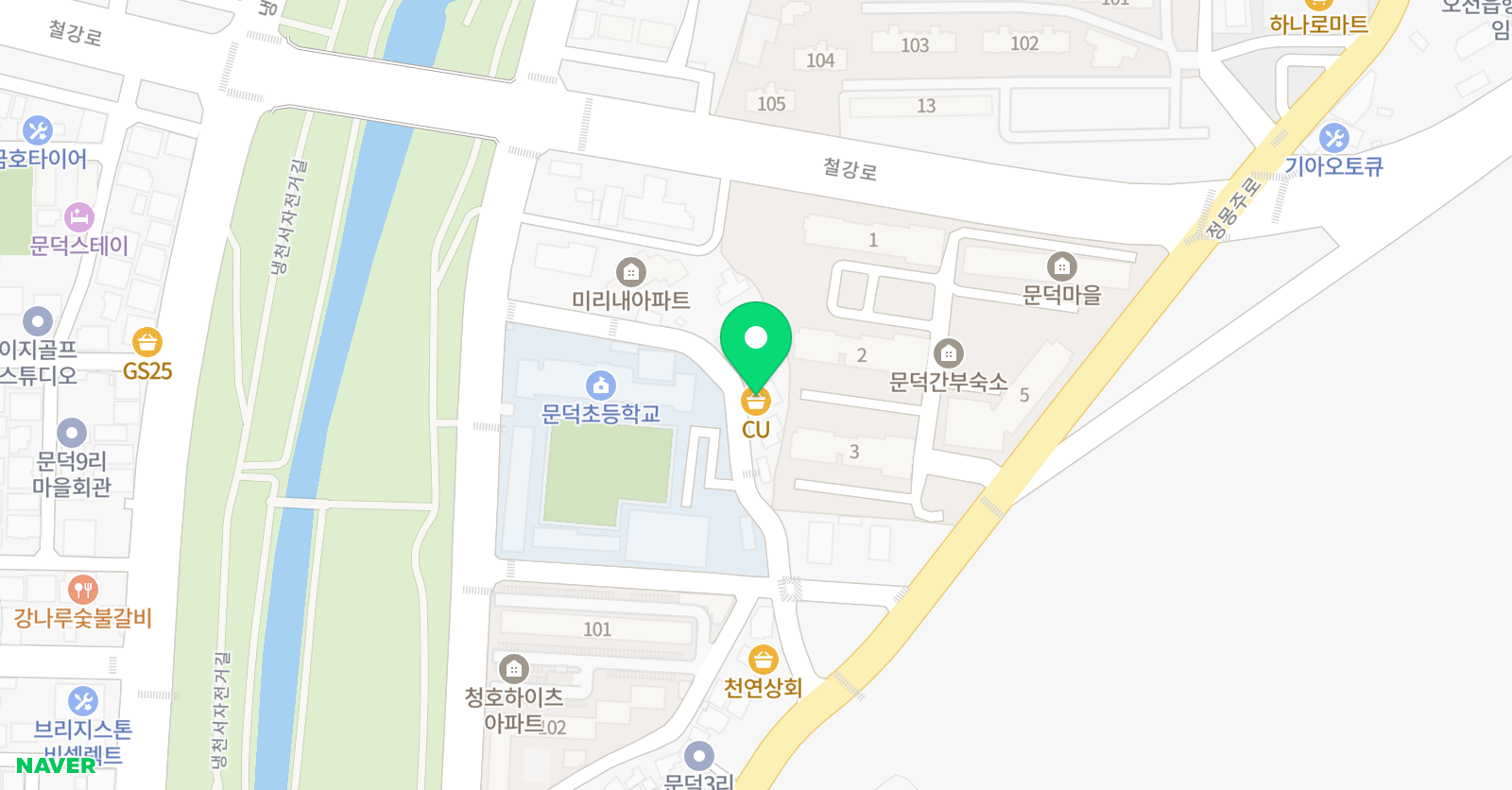 베스트 문덕학원 위치