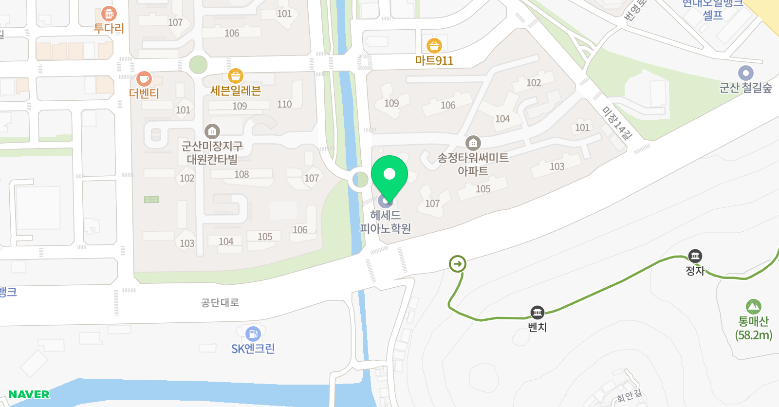 기탄 사고력교실 조촌써미트학원 위치