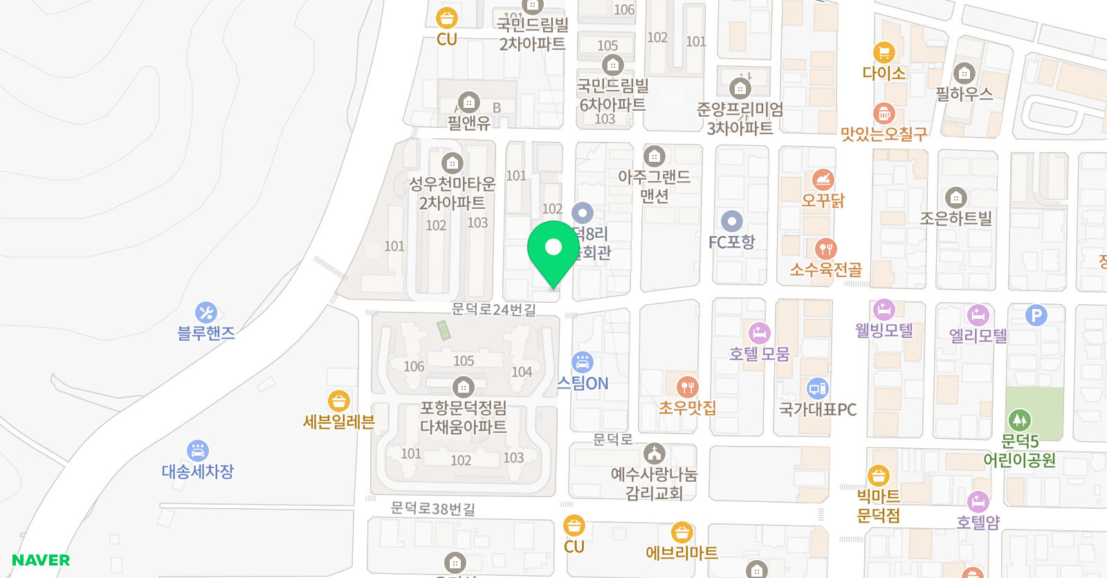 글마당 학원 위치