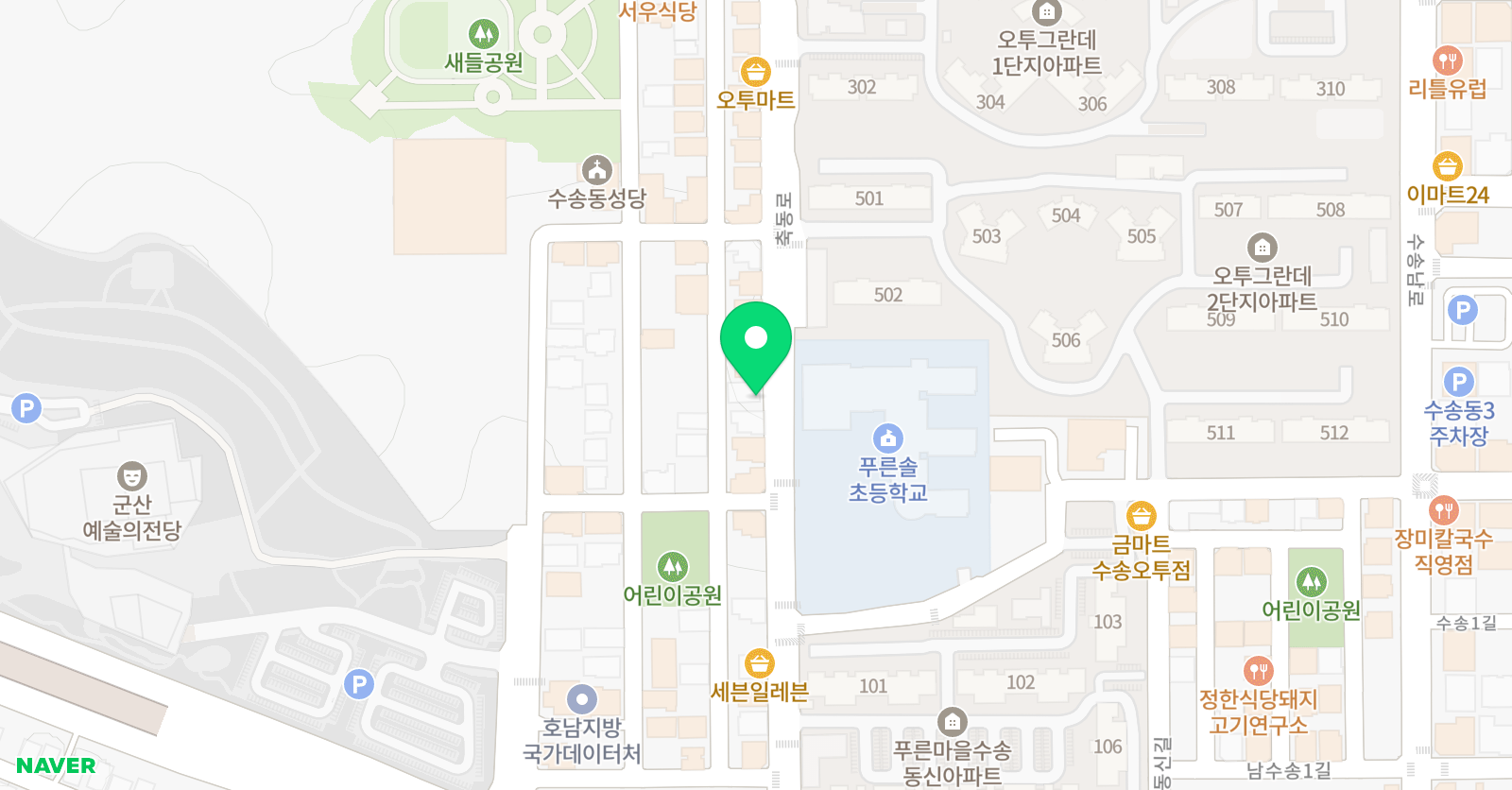 그랜드피아노스튜디오 위치