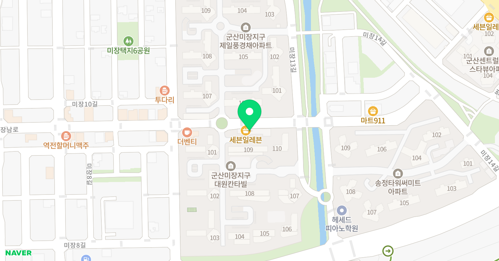 윤선생우리집앞 영어교실 미장 영어교습소 위치