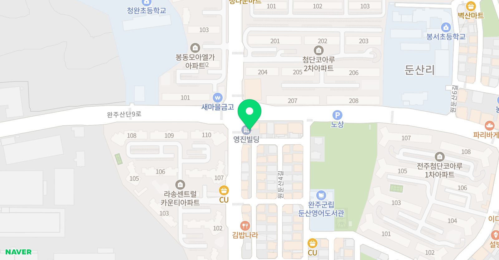 한우리 독서논술학원 위치