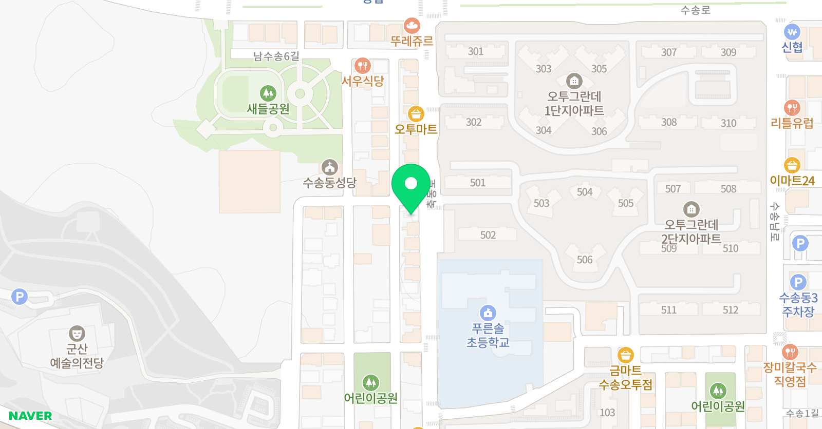 주아트 군산센터 위치