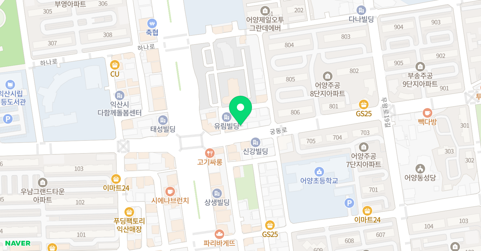 와이엠에스 학원 위치