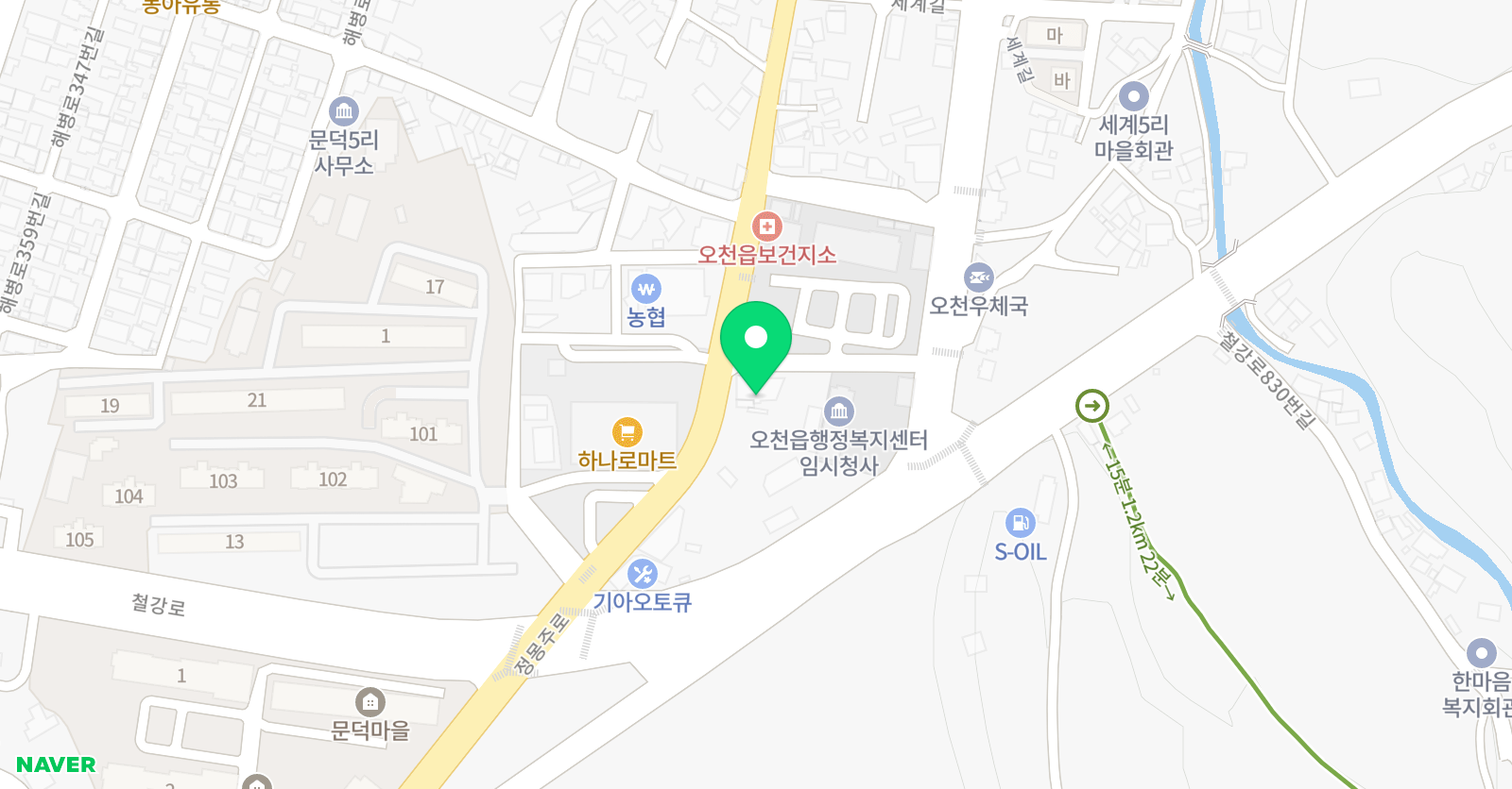 옥야 미술학원 위치