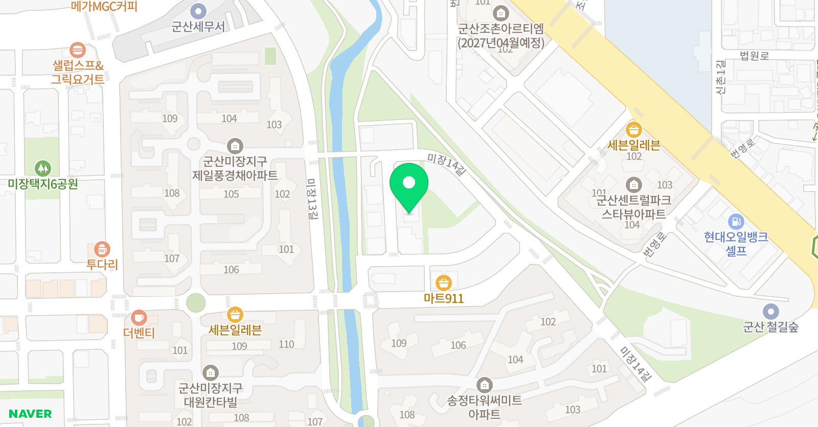 아트앤하트 미장센트럴교육원 위치