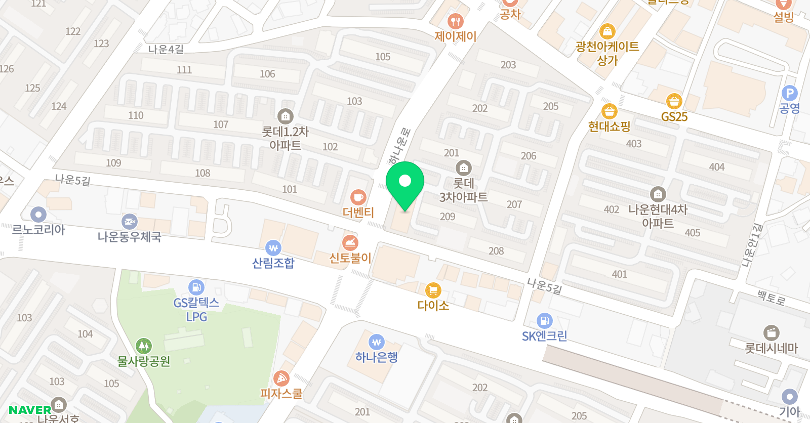 군산 현무 킥복싱체육관 위치