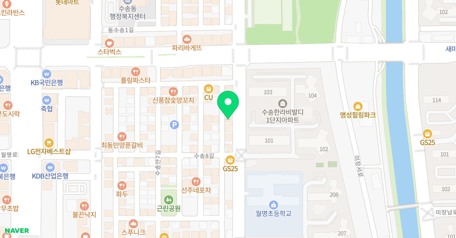 프라임에듀 영어학원 예승하 수학학원 위치