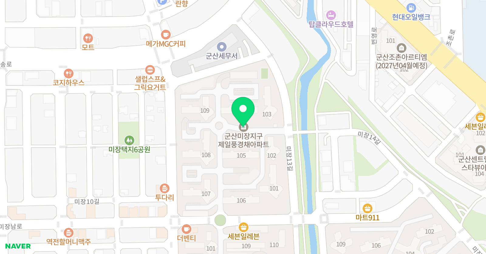 뮤엠 영어 풍경채NEST 위치