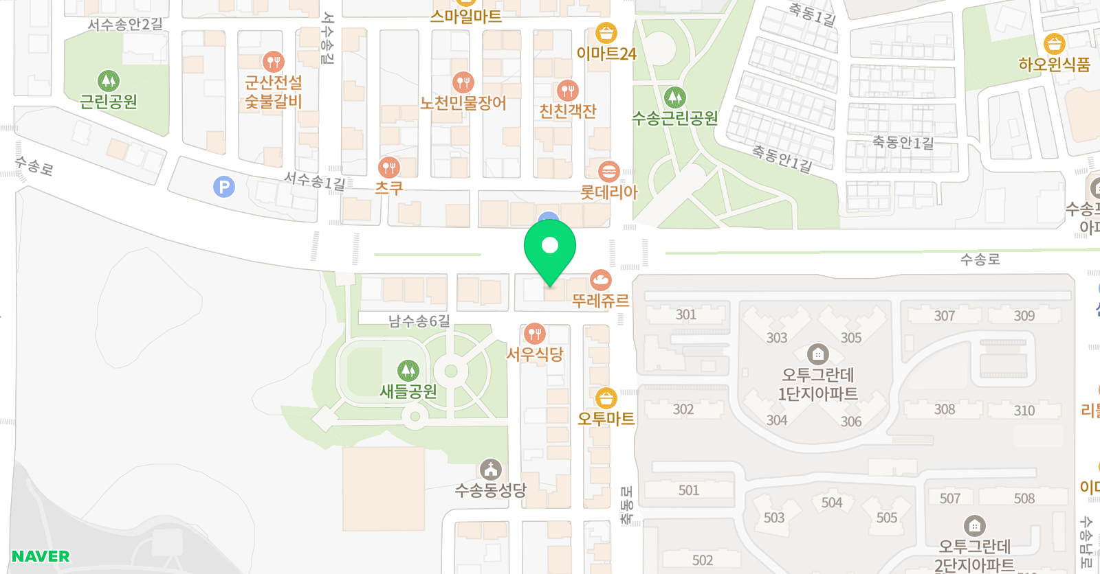 노우스 학원 위치