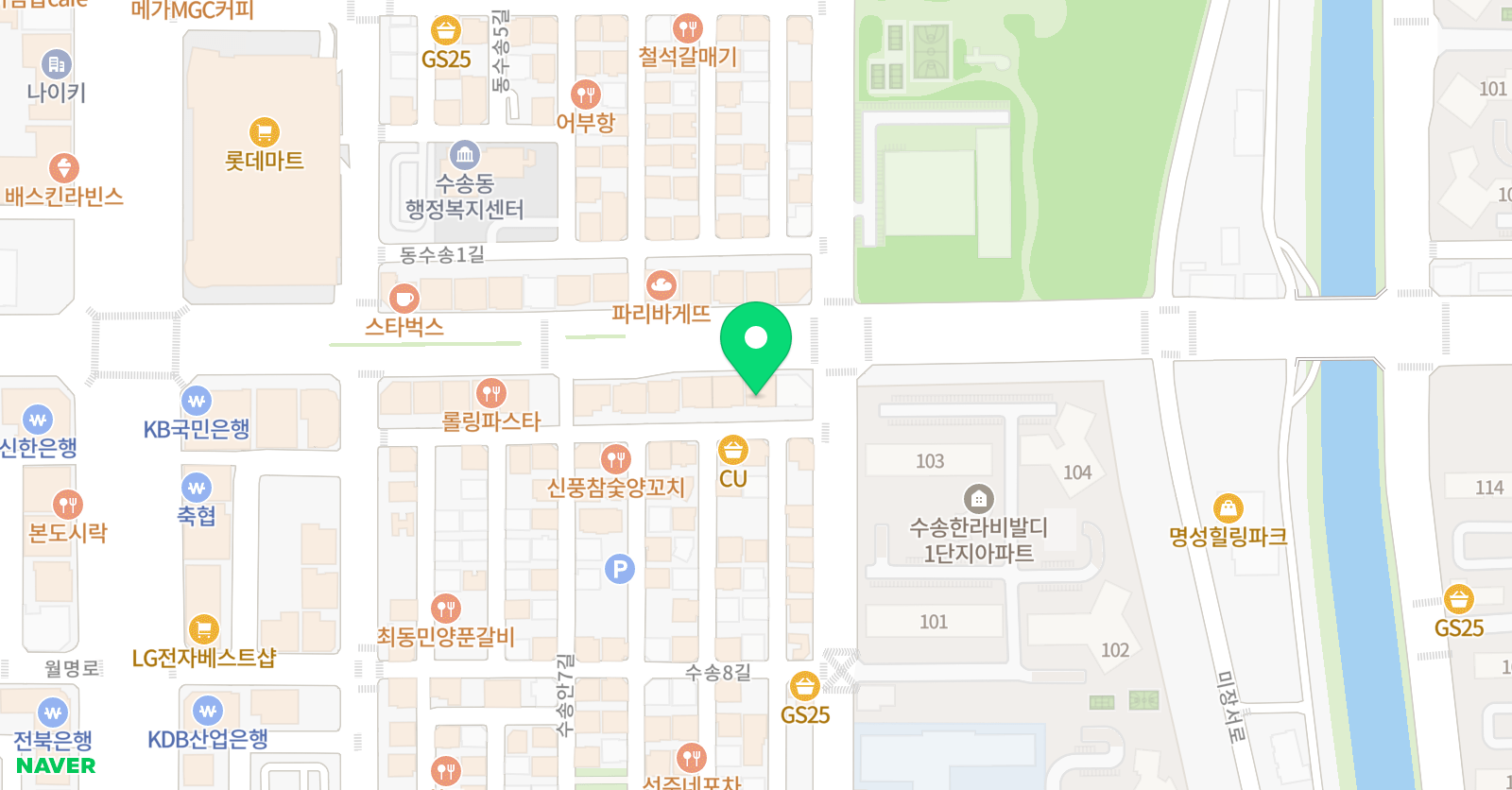 프라임 수학과학학원 위치