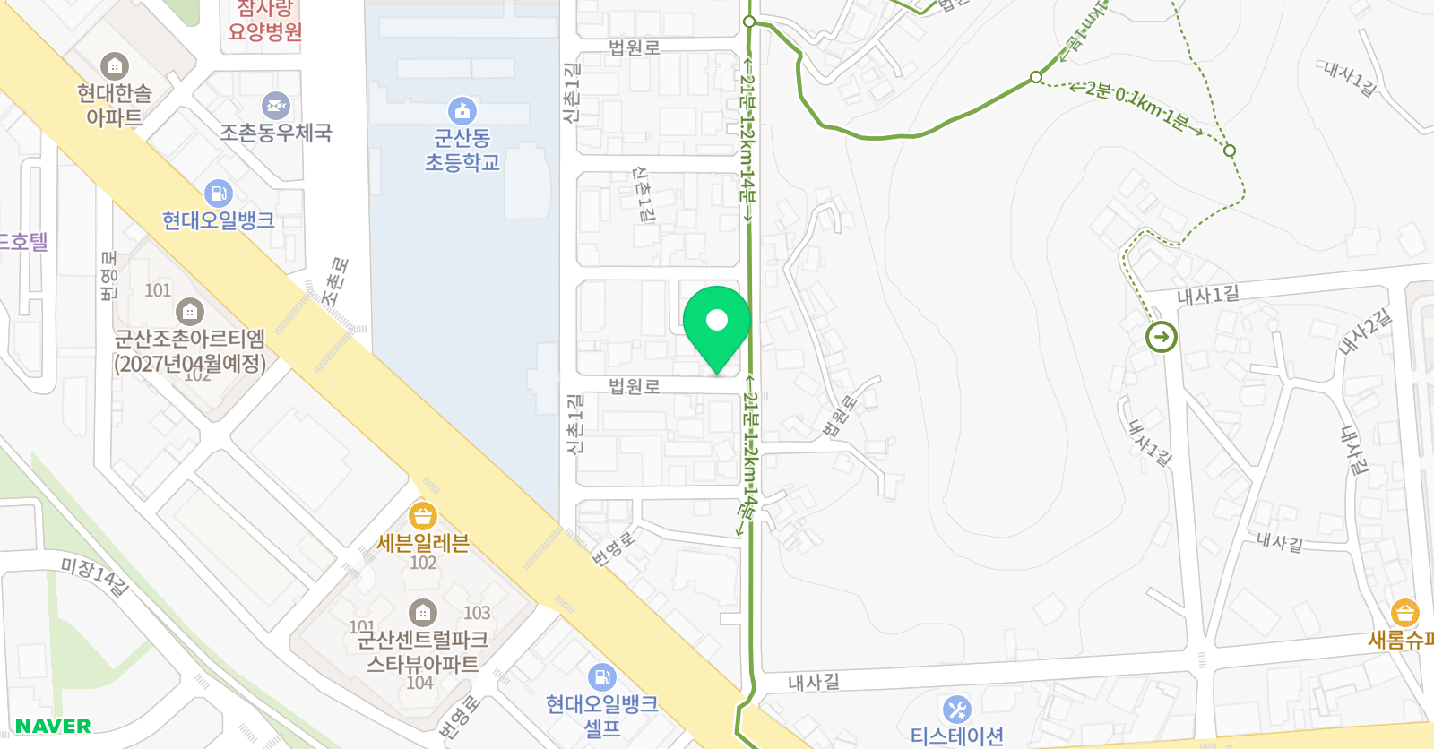 미뉴엣피아노바이올린학원 위치