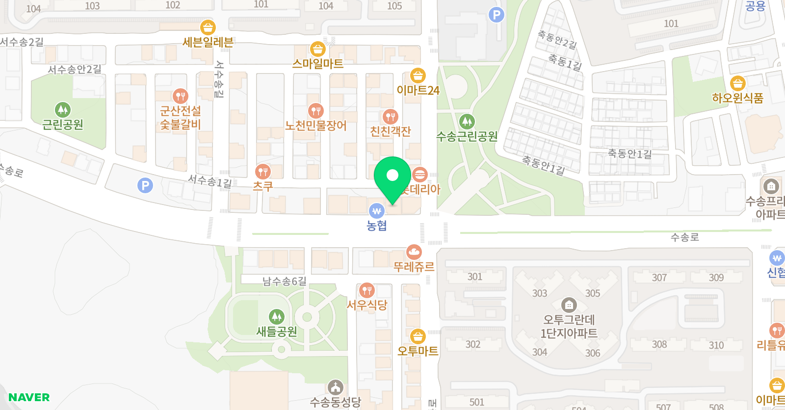 강남프라임학원 위치