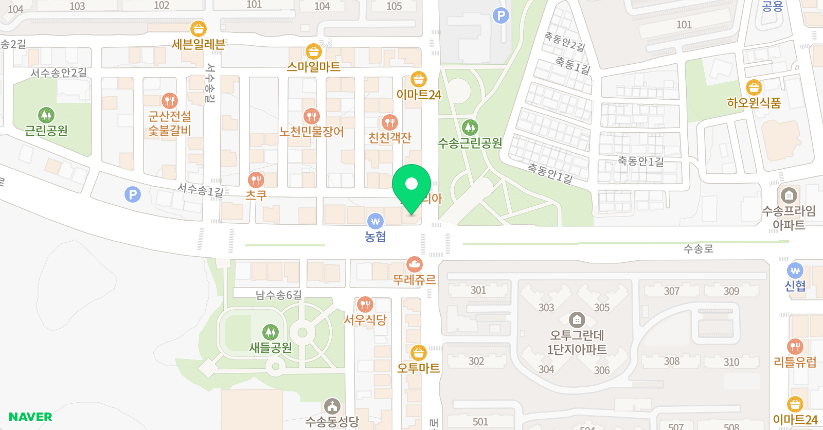 조익선 수학전문학원 위치