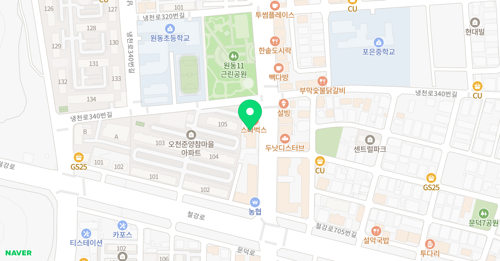 칼 학원 위치