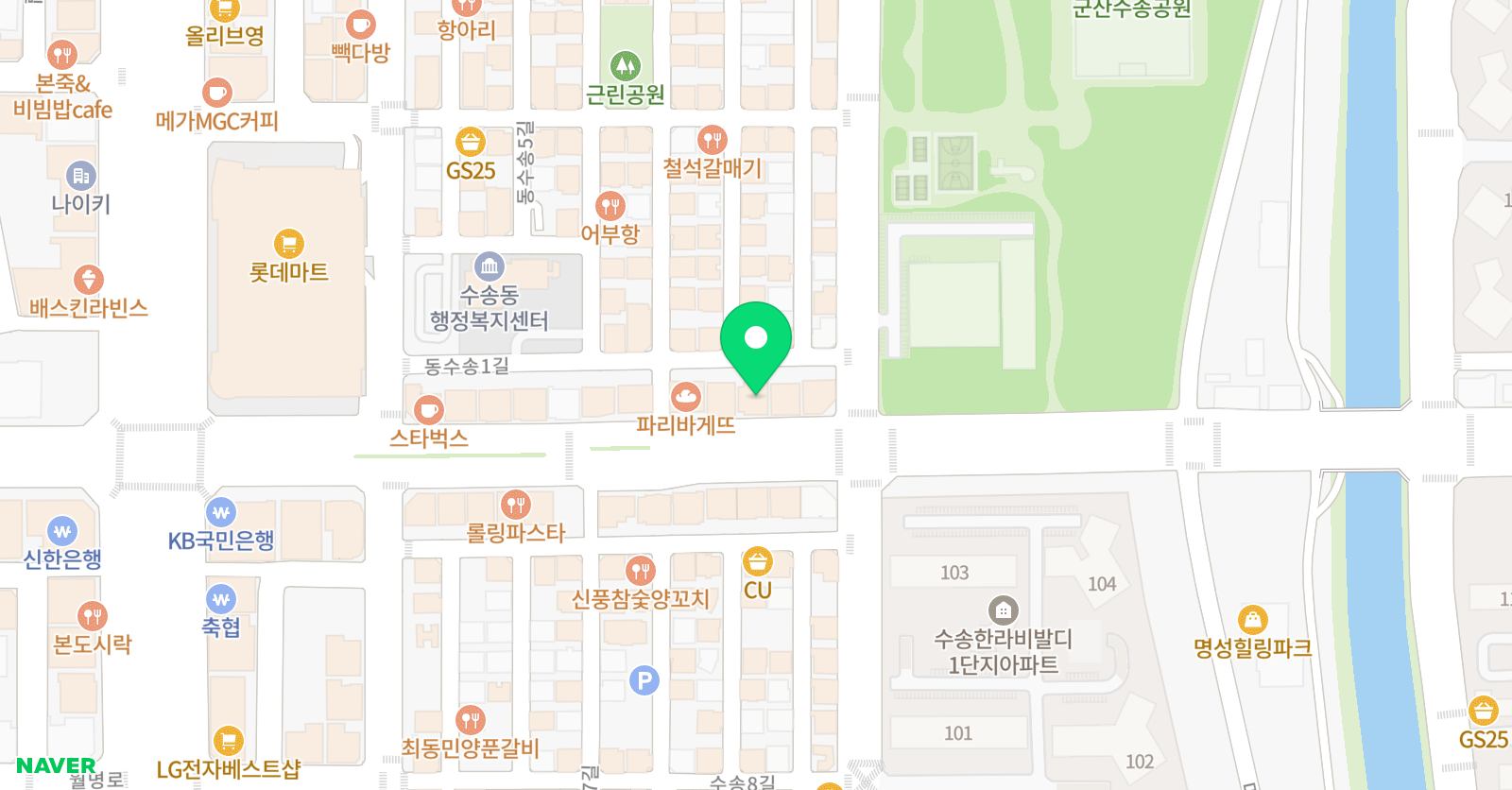 라온에듀 학원 위치