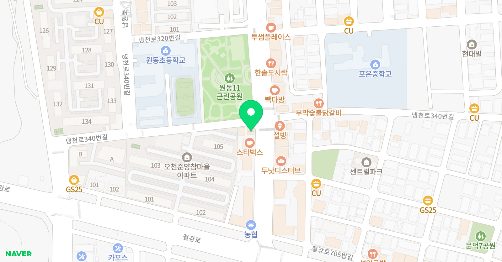 비상아이비츠 문덕학원 위치