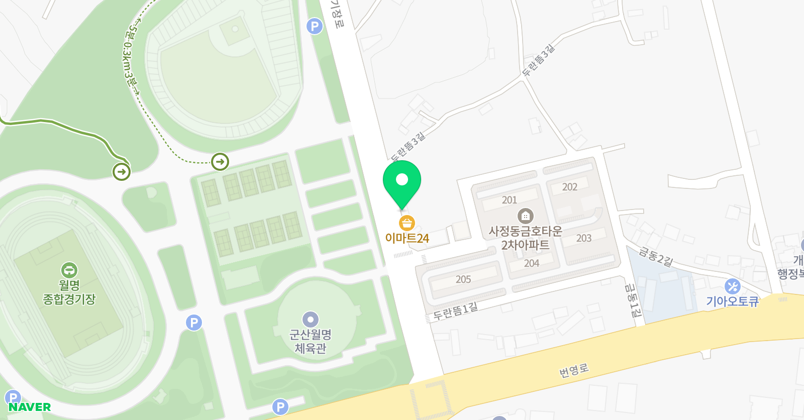 예가원 음악학원 위치