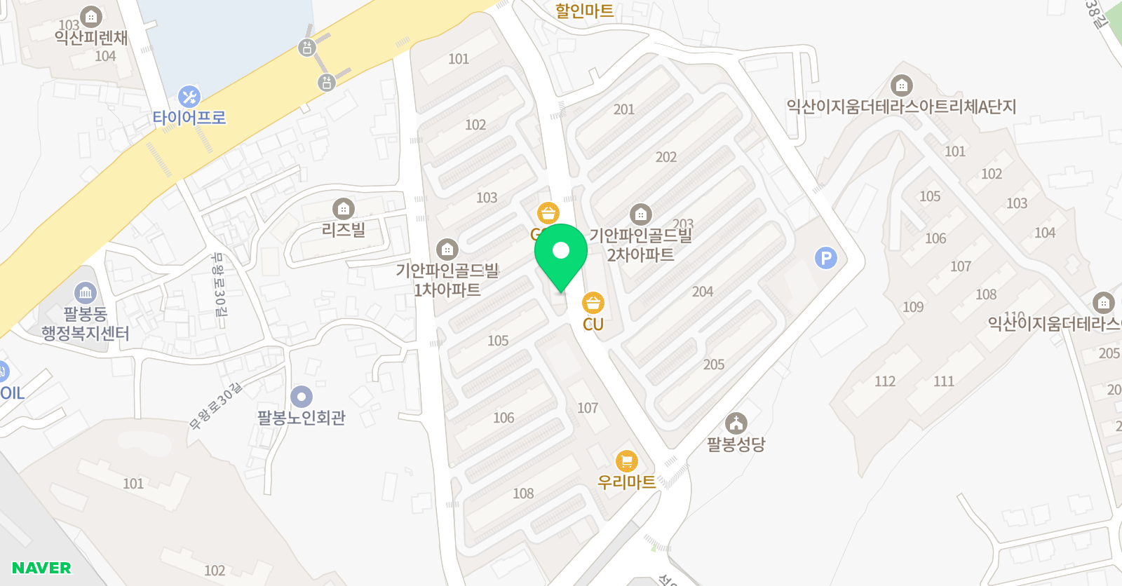 퍼스트 초등수학학원 위치