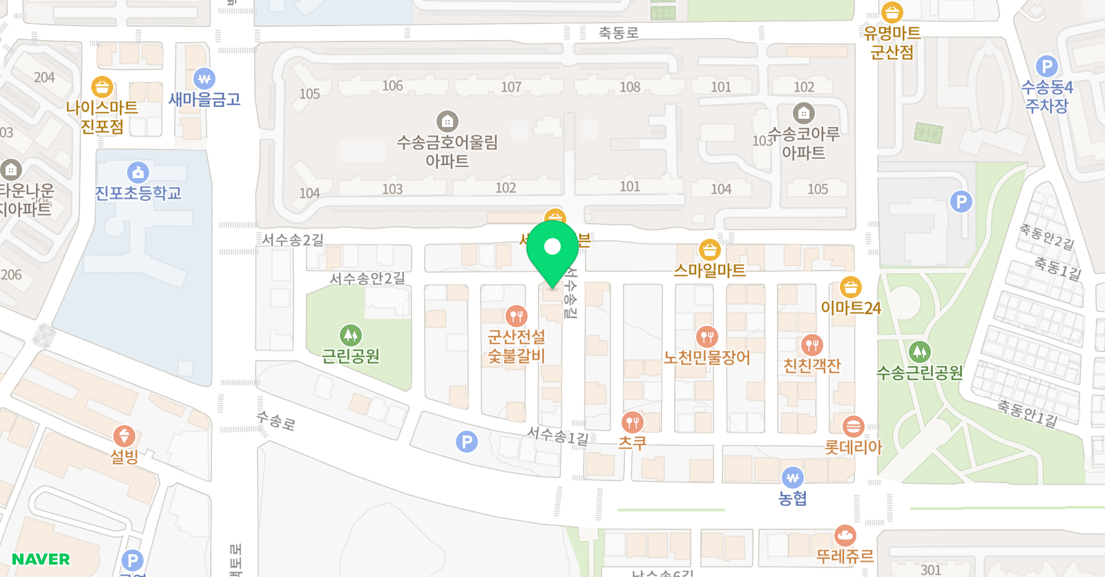 황정민 수학 위치