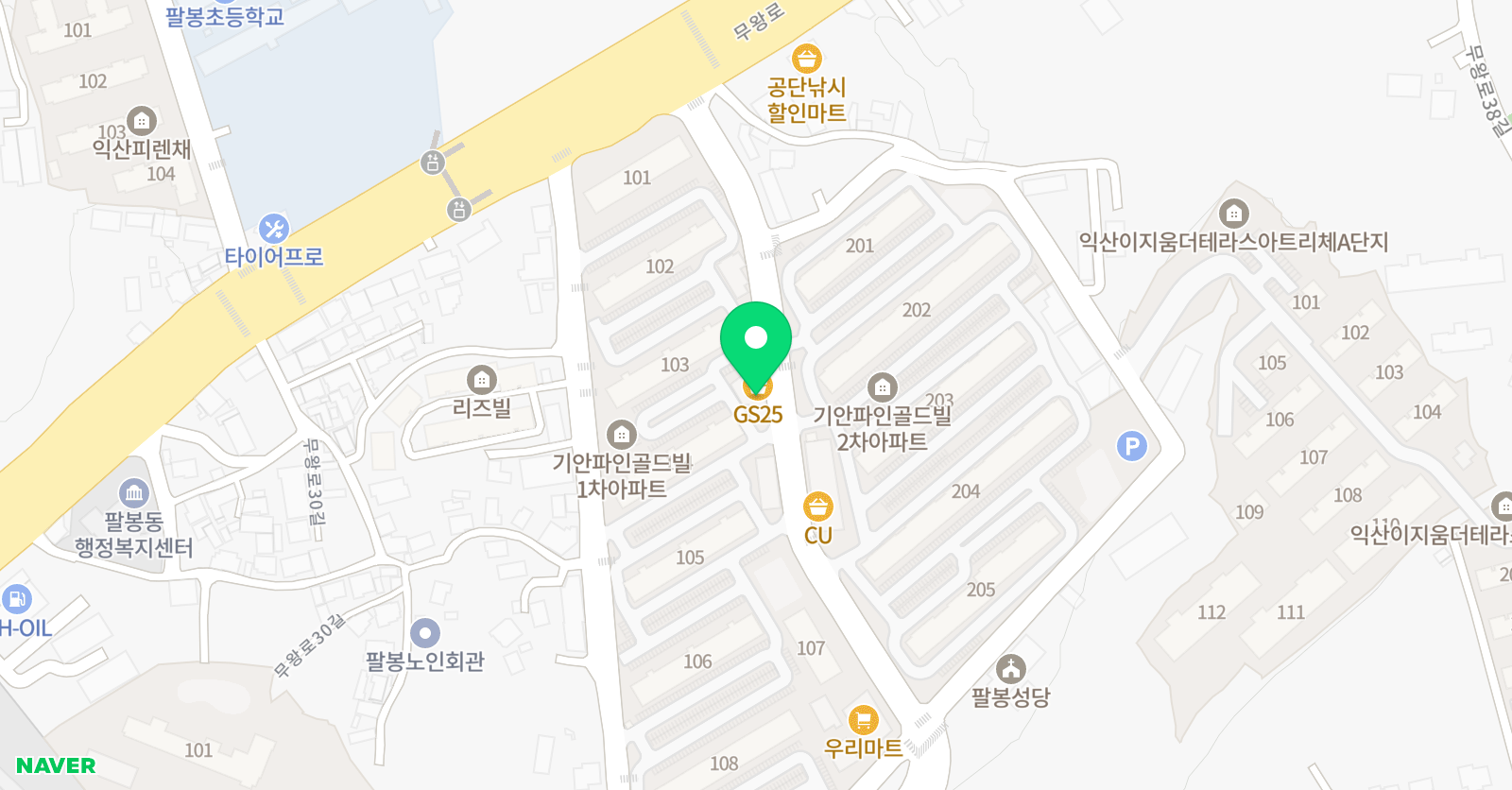 하늘 피아노학원 위치