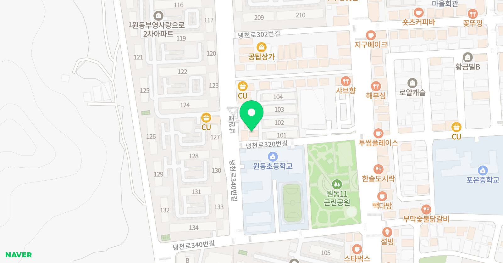 저스트점프 인 레인보우음악줄넘기학원 위치