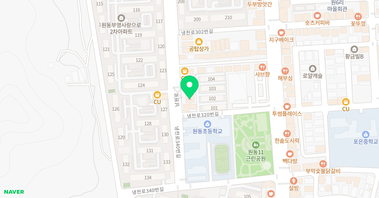 웅진씽크빅 씽크빅 문덕센터 위치